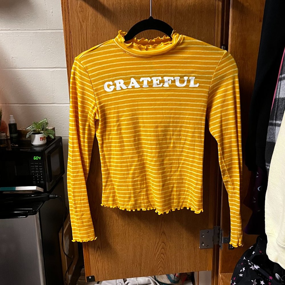 Long sleeve cropped top